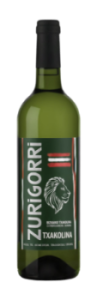 TXAKOLI ZURIGORRI (BIZKAIKO TXAKOLINA -BODEGA BUTROI, GATIKA-) caja 12 botellas (6,50€/bot)