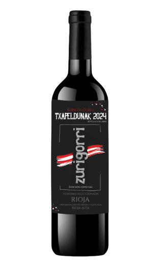 CRIANZA "ZURIGORRI" RIOJA ALTA-D.O. Rioja (edicion especial TXAPELDUNAK 2.024) 12 botellas (4,35€/bot)