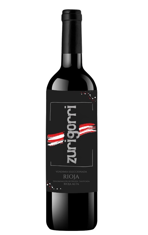 CRIANZA "ZURIGORRI" RIOJA ALTA  (D.O. Rioja) 12 botellas (4,15€/bot)